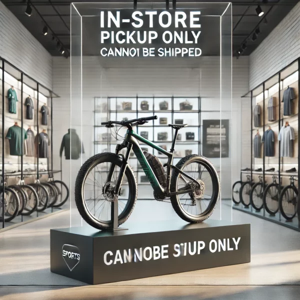 Product only purchasable with pickup in store